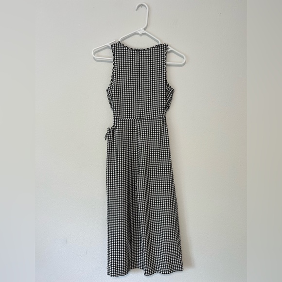 Zara Kids Textured Gingham Jumpsuit - Picture 4 of 10